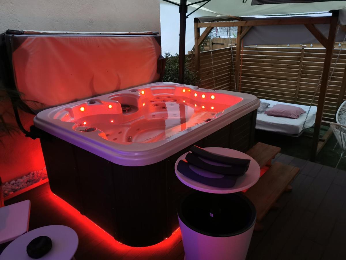 Lyon Superbe Jacuzzi Vue Sur Jardin Daire Villeurbanne Dış mekan fotoğraf